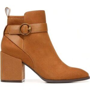 Vionic Tenley Block Heel Bootie Tan Size 7